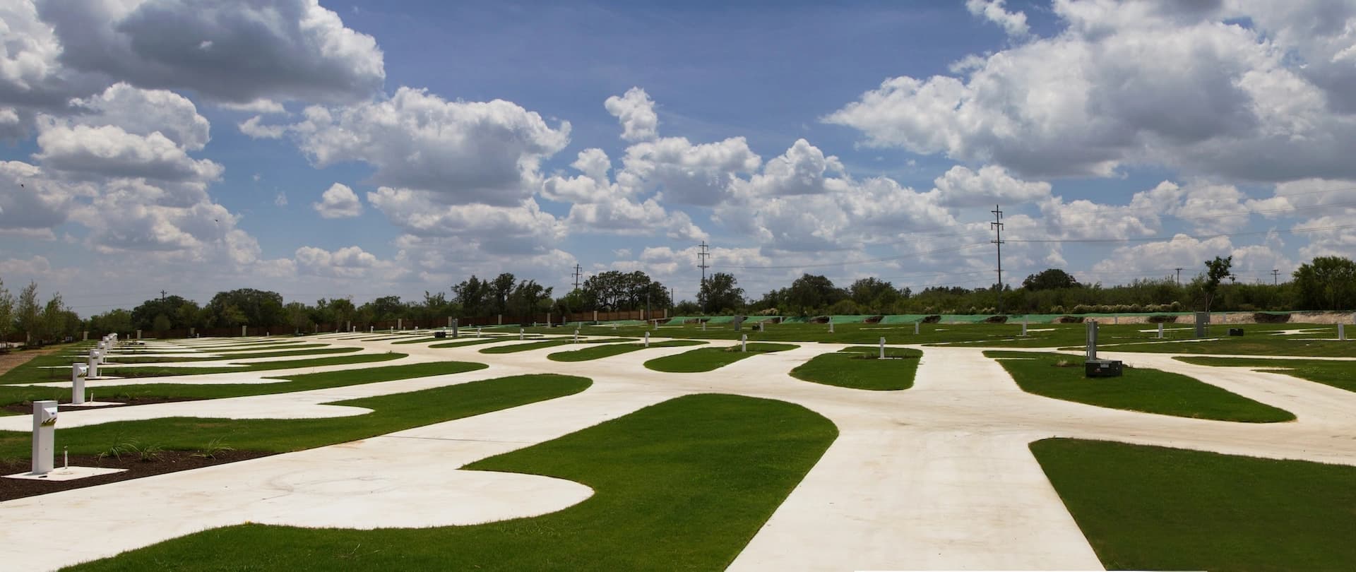 Real photo of level, full-hookup Standard RV Sites at Alsatian RV Resort